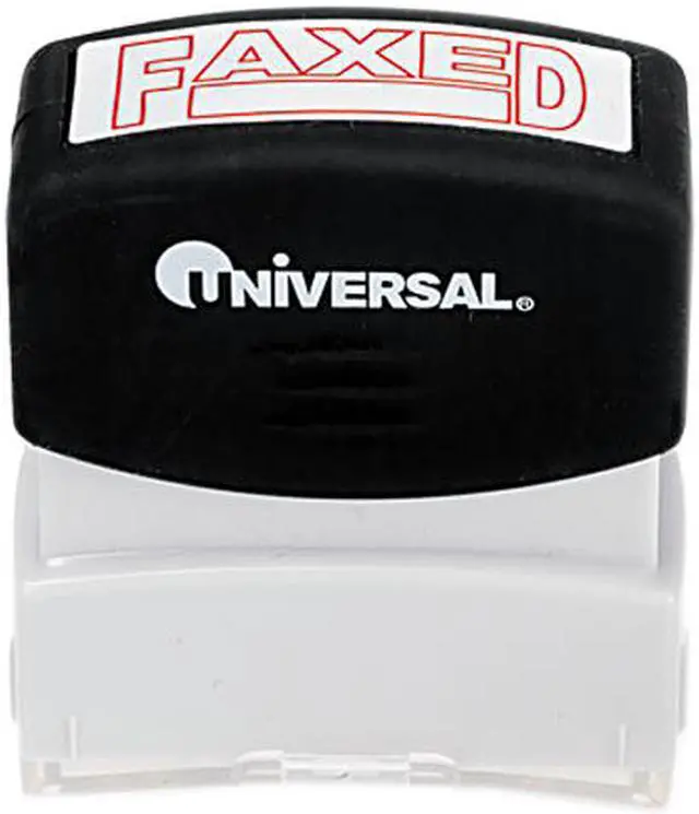 Main image of Universal Message Stamp, FAXED, Pre-Inked/Re-Inkable, Red