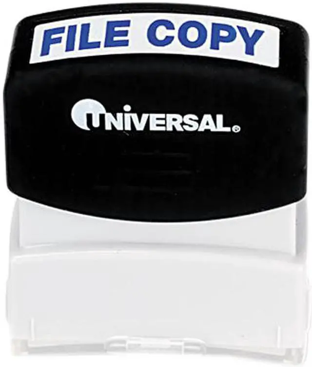 Main image of Universal Message Stamp, FILE COPY, Pre-Inked/Re-Inkable, Blue