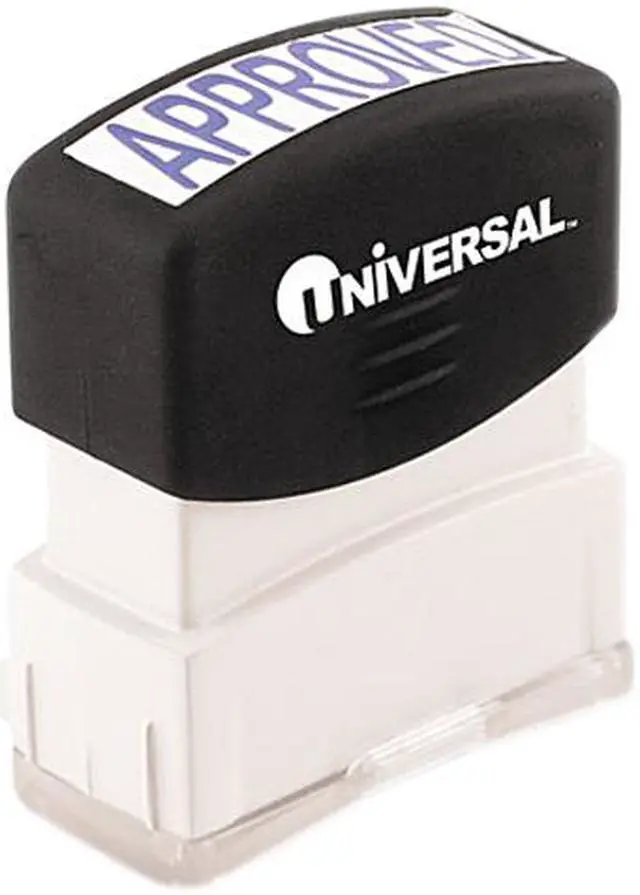 Main image of Universal Message Stamp, APPROVED, Pre-Inked/Re-Inkable, Blue