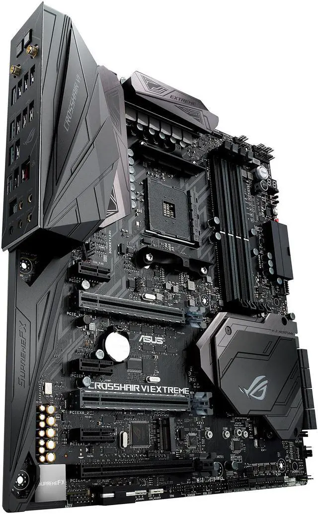 Alt view image 7 of 11 - ASUS ROG CROSSHAIR VI EXTREME AM4 AMD X370 USB 3.1 Extended ATX AMD Motherboard