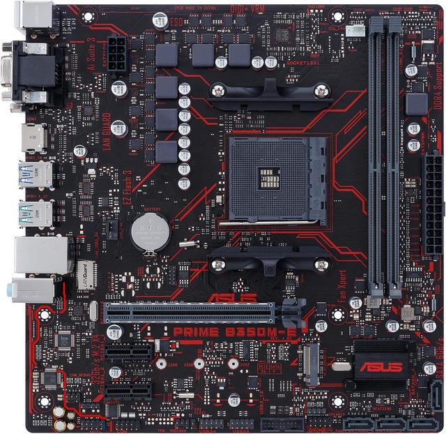 Used - Like New: ASUS Prime B350M-E AM4 B350 6Gb/s USB 3.1 HDMI Micro ATX AMD Motherboard AMD - Newegg.com