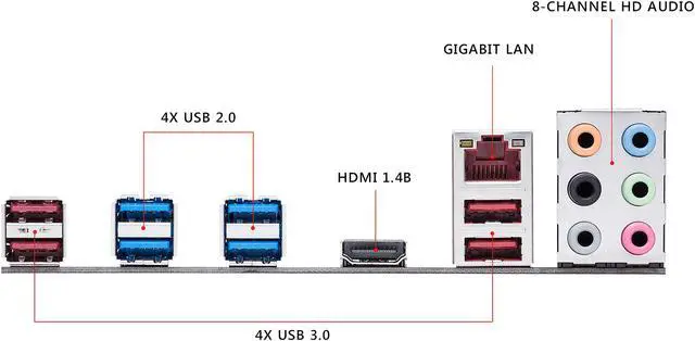 Alt view image 5 of 5 - ASUS EX-B250-V7 LGA 1151 Intel B250 HDMI USB 3.1 ATX Intel Motherboard