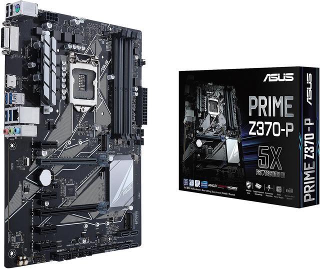 Alt view image 4 of 4 - ASUS Prime Z370-P LGA 1151 (300 Series) Intel Z370 HDMI USB 3.1 ATX Intel Motherboard