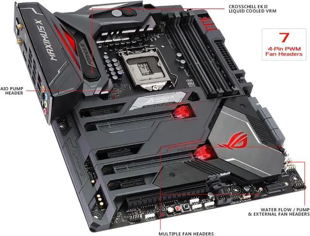 Alt view image 2 of 6 - ASUS ROG Maximus X Formula LGA 1151 (300 Series) Intel Z370 HDMI USB 3.1 ATX Intel Motherboard