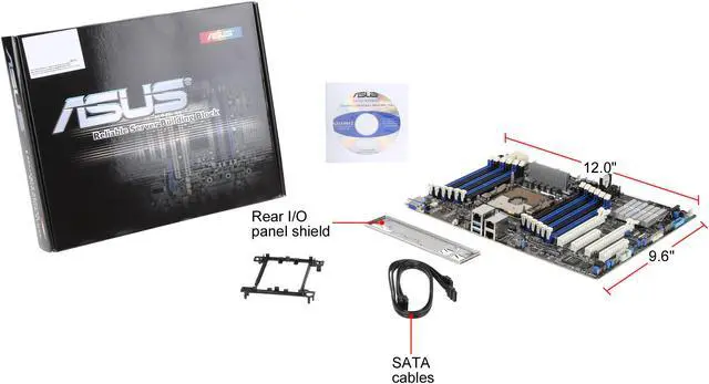 Alt view image 6 of 6 - ASUS Z11PA-U12 ATX Server Motherboard LGA 3647 Intel Lewisburg PCH C621