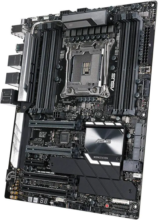 Alt view image 2 of 11 - ASUS WS X299 Pro/SE LGA 2066 Intel X299 USB 3.1 CEB Intel Motherboard