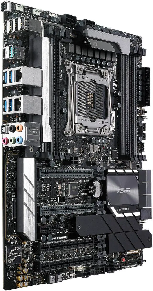 Alt view image 5 of 11 - ASUS WS X299 Pro/SE LGA 2066 Intel X299 USB 3.1 CEB Intel Motherboard