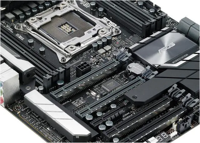 Alt view image 8 of 11 - ASUS WS X299 Pro/SE LGA 2066 Intel X299 USB 3.1 CEB Intel Motherboard