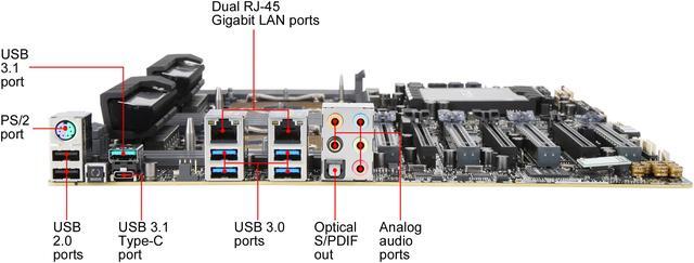 Alt view image 6 of 6 - ASUS WS C621E Sage EEB Server Motherboard Dual LGA 3647 Intel C621