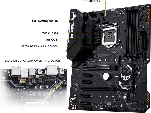 ASUS TUF H370-Pro Gaming (WI-FI) LGA 1151 (300 Series) Intel H370 HDMI SATA  6Gb/s USB 3.1 ATX Intel Motherboard