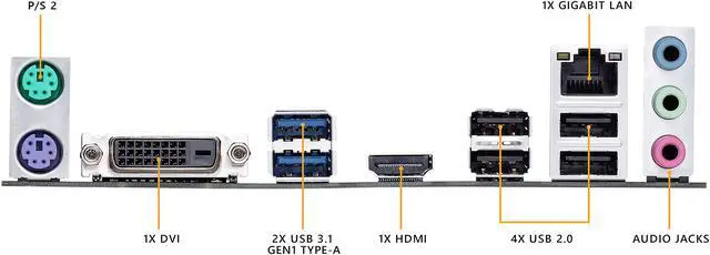 Alt view image 4 of 5 - ASUS TUF H310M-PLUS GAMING LGA 1151 (300 Series) Intel H310 Micro ATX Intel Motherboard
