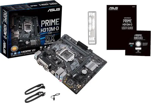 Alt view image 5 of 6 - ASUS PRIME H310M-D LGA 1151 (300 Series) Intel H310 HDMI USB 3.1 uATX Intel Motherboard