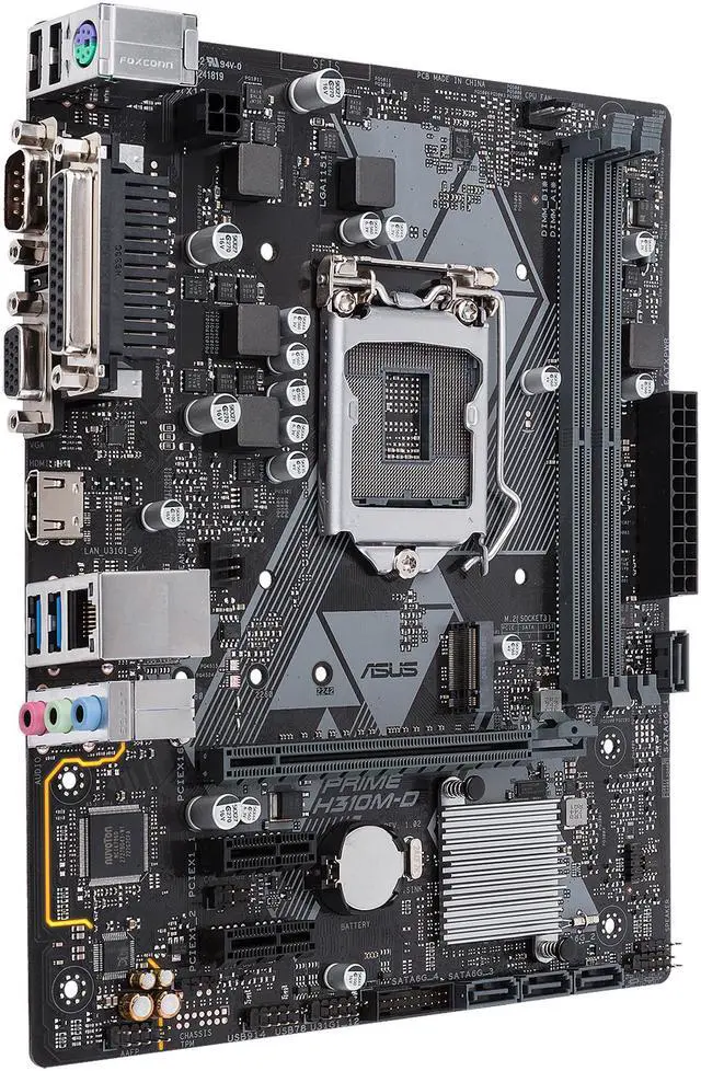 Alt view image 3 of 6 - ASUS PRIME H310M-D LGA 1151 (300 Series) Intel H310 HDMI USB 3.1 uATX Intel Motherboard