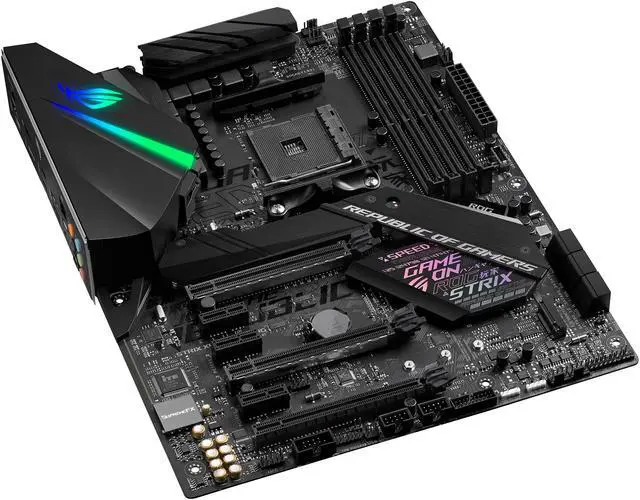Alt view image 2 of 9 - ASUS ROG Strix X470-F Gaming AM4 AMD X470 ATX AMD Motherboard