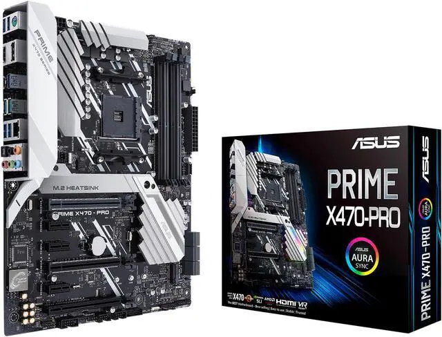 Alt view image 6 of 6 - ASUS Prime X470-Pro AM4 AMD X470 ATX AMD Motherboard