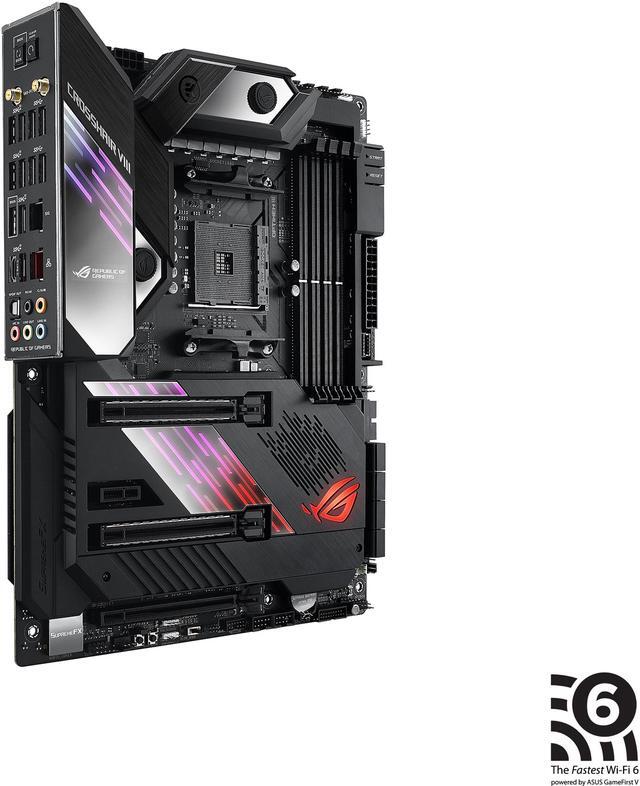 Alt view image 2 of 8 - ASUS ROG Crosshair VIII Formula AMD X570 AM4 ATX Motherboard with PCIe 4.0, Dual M.2, SATA 6Gb/s, USB 3.2 Gen 2, 5Gbps LAN, Wi-Fi 6