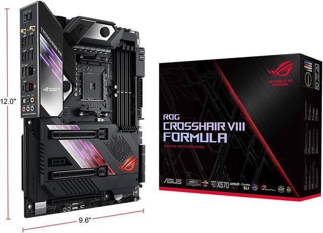 Alt view image 8 of 8 - ASUS ROG Crosshair VIII Formula AMD X570 AM4 ATX Motherboard with PCIe 4.0, Dual M.2, SATA 6Gb/s, USB 3.2 Gen 2, 5Gbps LAN, Wi-Fi 6
