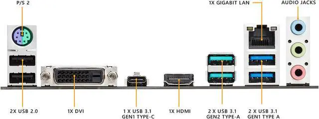 Alt view image 5 of 6 - ASUS TUF X470-Plus Gaming AM4 AMD X470 USB 3.1 HDMI ATX AMD Motherboard
