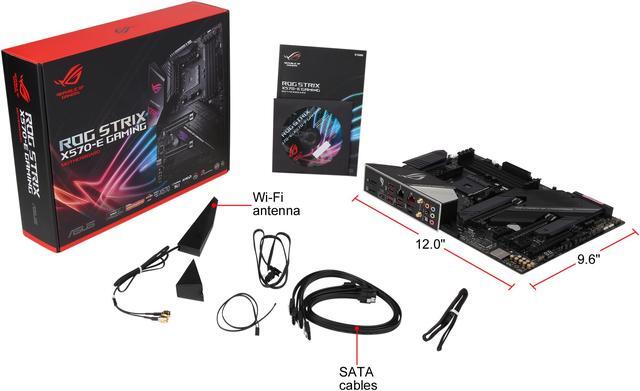 Alt view image 7 of 8 - ASUS AMD AM4 ROG Strix X570-E Gaming ATX Motherboard with PCIe 4.0, WiFi 6, 2.5Gbps LAN, Dual M.2, SATA 6Gb/s, USB 3.2 Gen 2