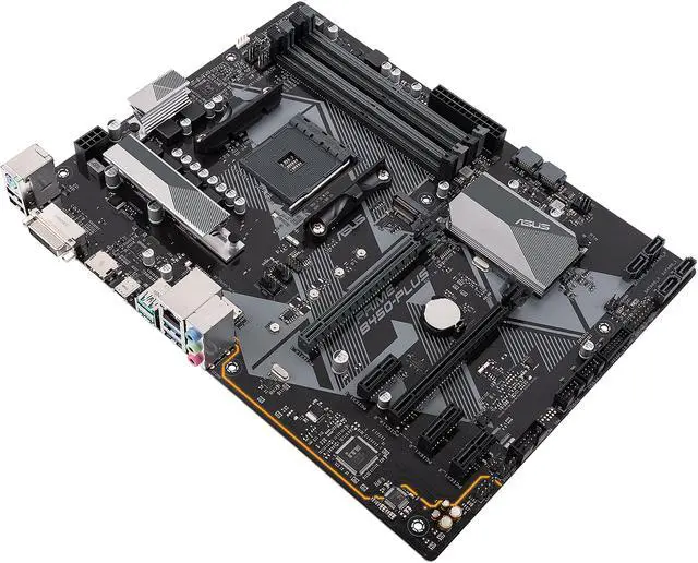 Alt view image 4 of 8 - ASUS PRIME B450-PLUS AM4 AMD B450 USB 3.1 HDMI ATX AMD Motherboard
