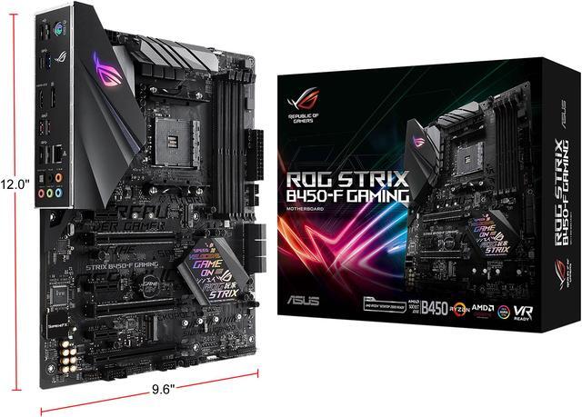 Alt view image 9 of 9 - ASUS ROG STRIX B450-F GAMING AM4 AMD B450 ATX AMD Motherboard