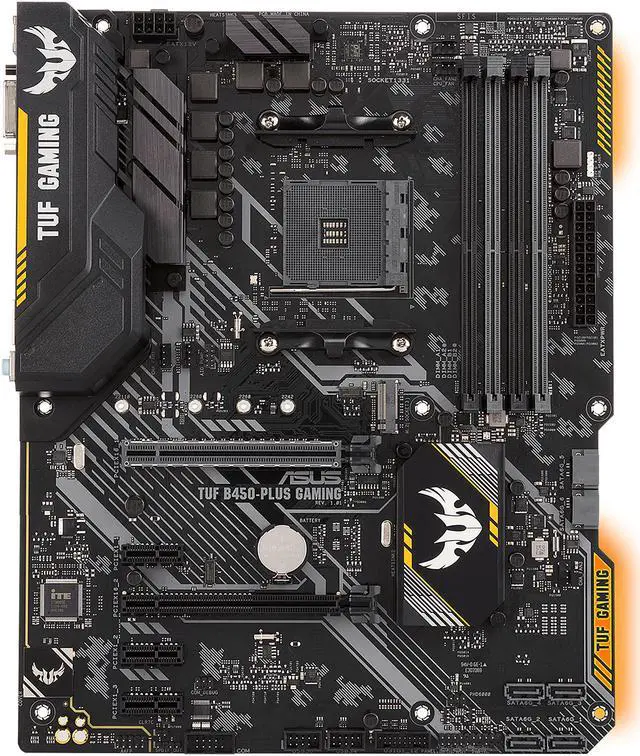 Alt view image 10 of 16 - ASUS TUF B450-PLUS GAMING AM4 AMD B450 USB 3.1 HDMI ATX AMD Motherboard