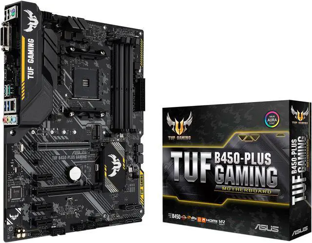 Alt view image 16 of 16 - ASUS TUF B450-PLUS GAMING AM4 AMD B450 USB 3.1 HDMI ATX AMD Motherboard