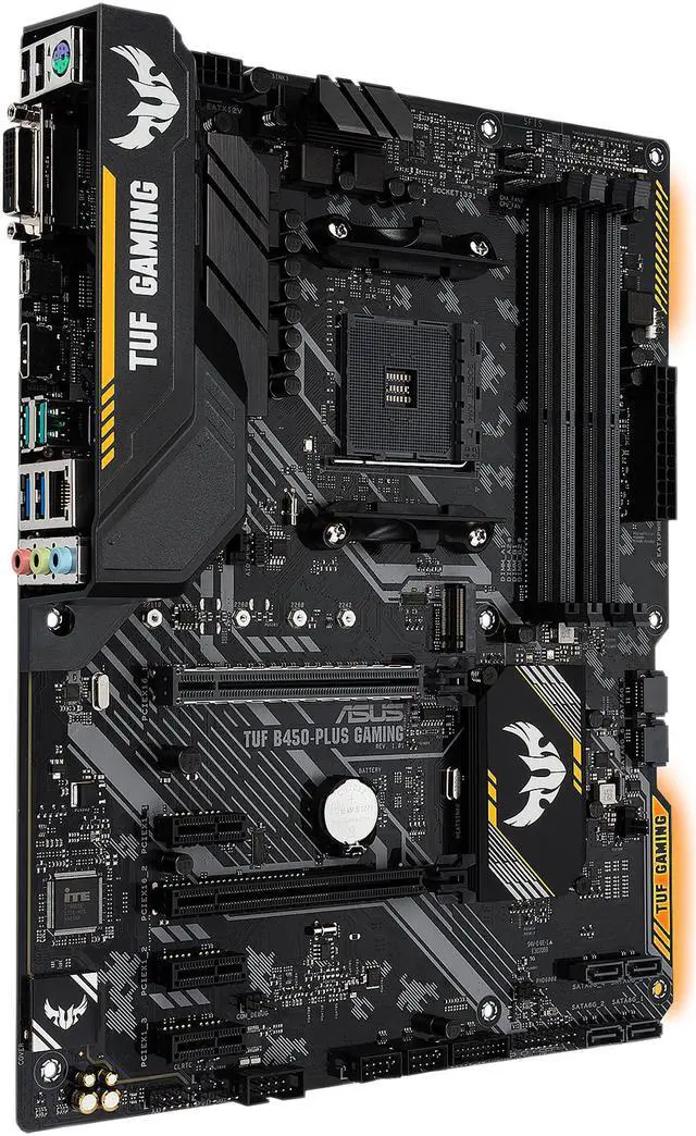 Alt view image 4 of 16 - ASUS TUF B450-PLUS GAMING AM4 AMD B450 USB 3.1 HDMI ATX AMD Motherboard