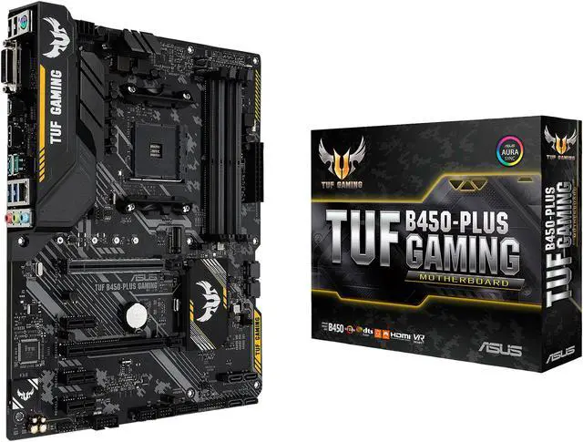 Alt view image 9 of 16 - ASUS TUF B450-PLUS GAMING AM4 AMD B450 USB 3.1 HDMI ATX AMD Motherboard