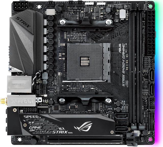 ASUS ROG STRIX B450-I GAMING AM4 Mini ITX AMD Motherboard - Newegg.com