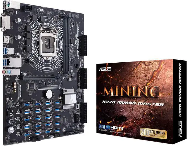 Alt view image 6 of 6 - ASUS H370 MINING MASTER LGA 1151 (300 Series) Intel H370 HDMI USB 3.1 ATX Intel Motherboard