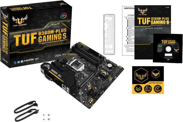 Alt view image 5 of 6 - ASUS TUF B360M-PLUS GAMING S LGA 1151 (300 Series) Intel B360 HDMI USB 3.1 Micro ATX AMD Motherboard