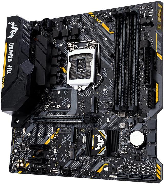 ASUS TUF B360M-PLUS GAMING S LGA 1151 (300 Series) Intel B360 HDMI SATA  6Gb/s USB 3.1 Micro ATX AMD Motherboard