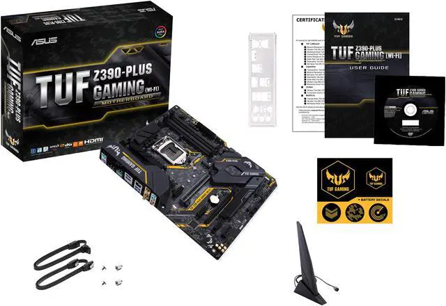 Alt view image 7 of 9 - ASUS TUF Z390-Plus Gaming (Wi-Fi) LGA 1151 (300 Series) Intel Z390 ATX Intel Motherboard