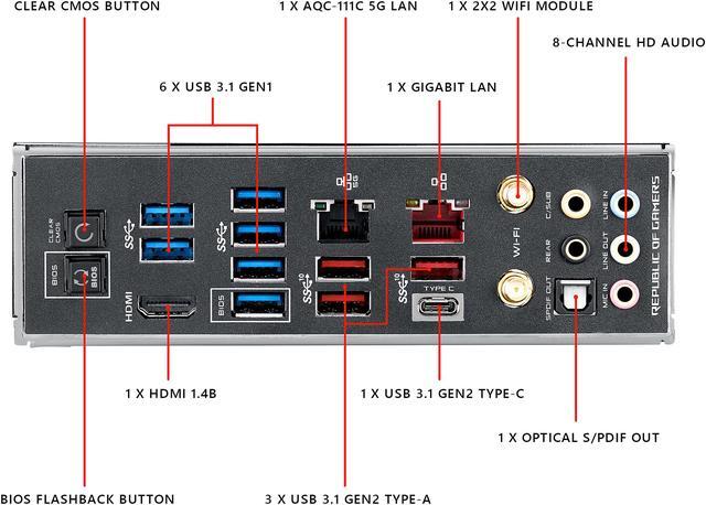Alt view image 10 of 15 - ASUS ROG Maximus XI Formula Z390 Gaming Motherboard LGA1151 (Intel 8th and 9th Gen) ATX DDR4 HDMI M.2 USB 3.1 Gen2 Onboard 802.11 ac Wi-Fi