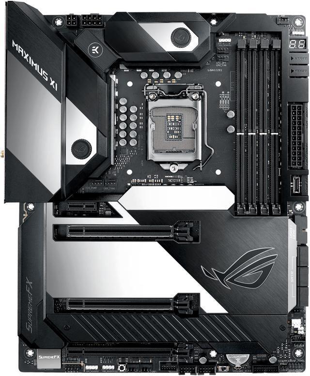Alt view image 2 of 15 - ASUS ROG Maximus XI Formula Z390 Gaming Motherboard LGA1151 (Intel 8th and 9th Gen) ATX DDR4 HDMI M.2 USB 3.1 Gen2 Onboard 802.11 ac Wi-Fi