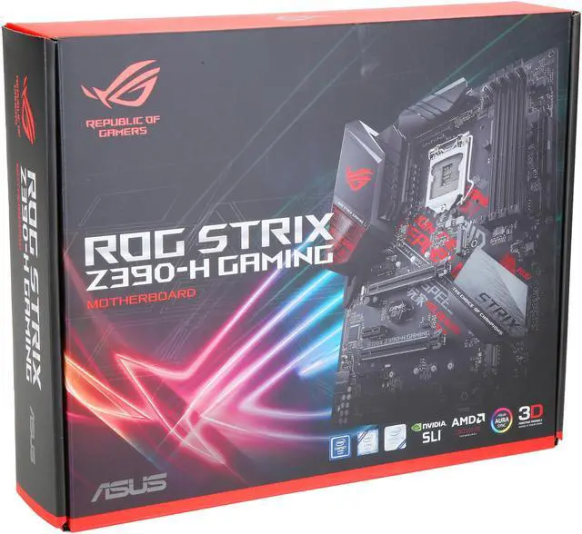 Alt view image 8 of 8 - ASUS ROG Strix Z390-H Gaming Motherboard LGA1151 (Intel 8th and 9th Gen) ATX DDR4 DP HDMI M.2 USB 3.1 Gen2 Gigabit LAN