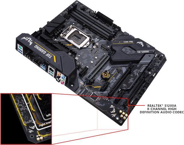 Alt view image 5 of 8 - ASUS TUF Z390-Pro Gaming Motherboard LGA1151 (Intel 8th and 9th Gen) ATX DDR4 HDMI M.2 USB 3.1 Gen2 Gigabit LAN