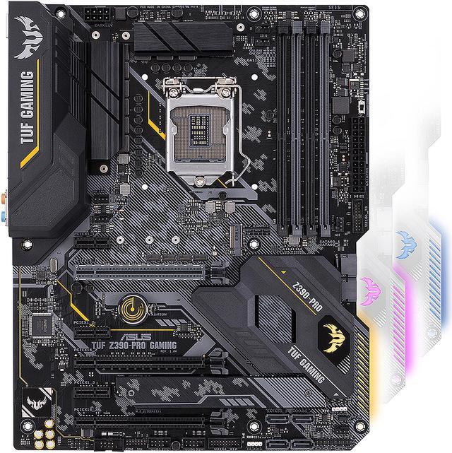 Alt view image 2 of 8 - ASUS TUF Z390-Pro Gaming Motherboard LGA1151 (Intel 8th and 9th Gen) ATX DDR4 HDMI M.2 USB 3.1 Gen2 Gigabit LAN