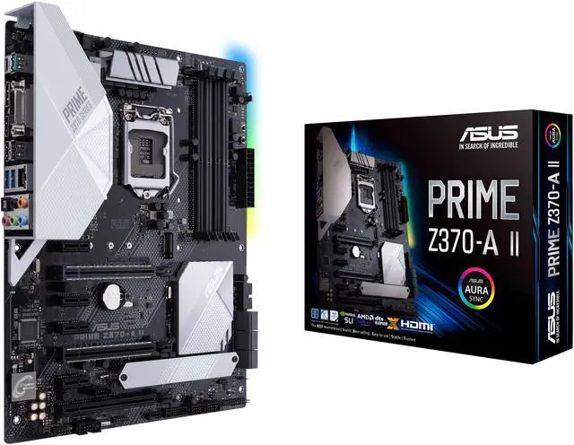 Alt view image 5 of 6 - ASUS PRIME Z370-A II LGA 1151 (300 Series) Intel Z370 ATX Intel Motherboard