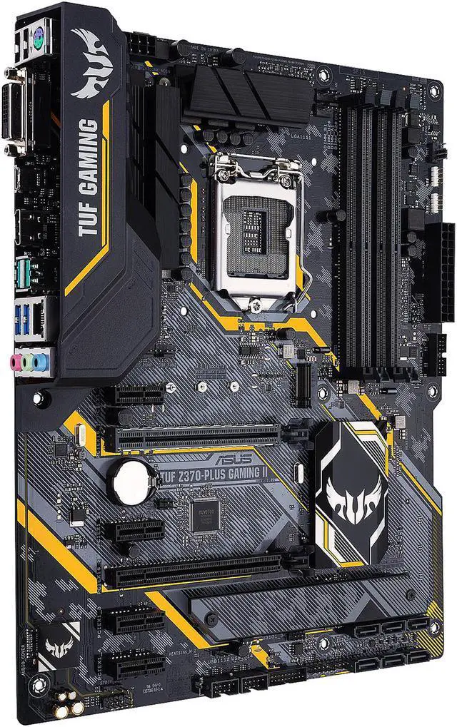 Alt view image 3 of 9 - ASUS TUF Z370-Plus Gaming II LGA 1151 (300 Series) Intel Z370 HDMI USB 3.1 ATX Intel Motherboard