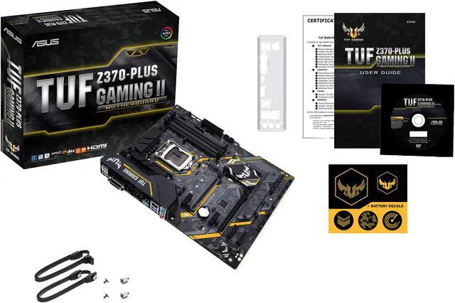 Alt view image 7 of 9 - ASUS TUF Z370-Plus Gaming II LGA 1151 (300 Series) Intel Z370 HDMI USB 3.1 ATX Intel Motherboard