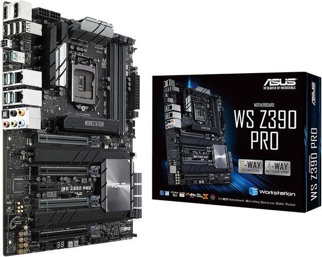Alt view image 5 of 5 - ASUS WS Z390 PRO LGA 1151 (300 Series) Intel Z390 HDMI USB 3.1 ATX Intel Motherboard