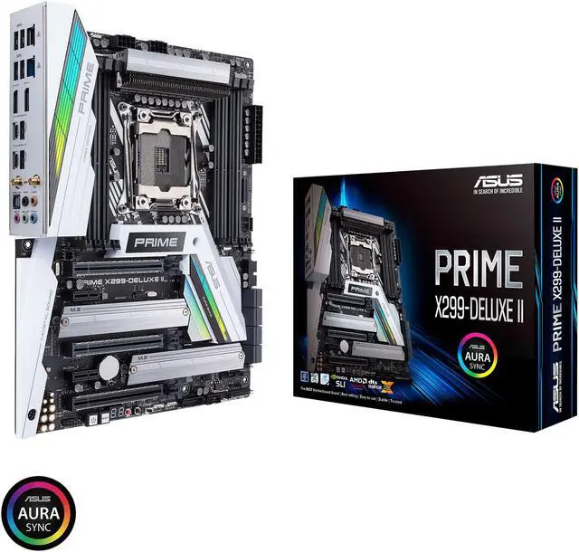 Alt view image 8 of 8 - ASUS Prime X299-Deluxe II LGA 2066 Intel X299 USB 3.1 ATX Intel Motherboard