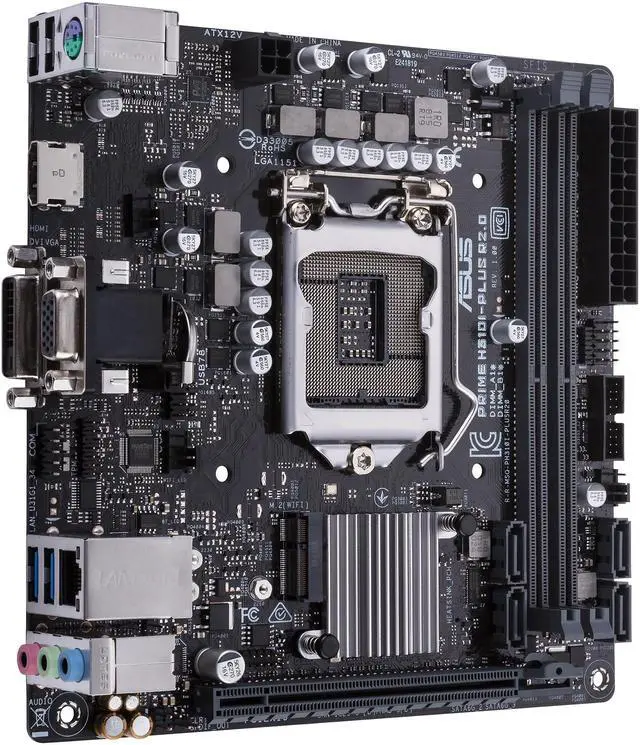 Alt view image 3 of 8 - ASUS Prime H310I-PLUS R2.0/CSM LGA 1151 (300 Series) Intel H310 HDMI USB 3.1 Mini ITX Intel Motherboard