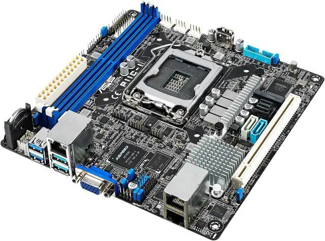 Alt view image 3 of 5 - ASUS P11C-I Mini ITX Server Motherboard LGA 1151 Intel C242