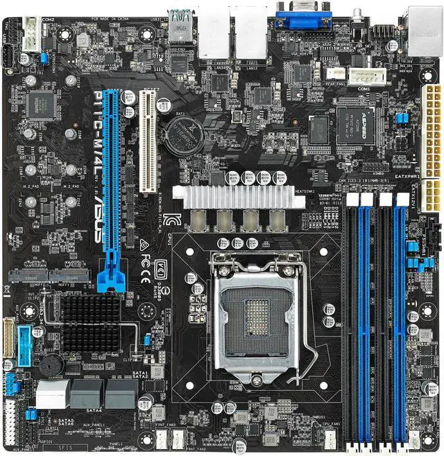 Main image of ASUS P11C-M/4L uATX Server Motherboard LGA 1151 Intel C242