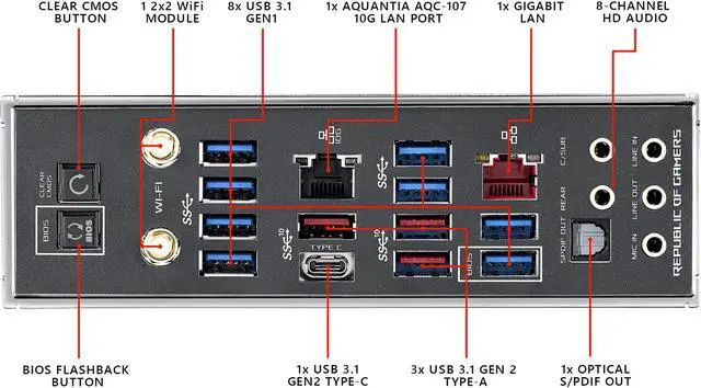 Alt view image 4 of 7 - ASUS ROG Zenith Extreme Alpha X399 HEDT Gaming Motherboard AMD Threadripper 2 (TR4) EATX DDR4 M.2 10G LAN USB 3.1 Gen2