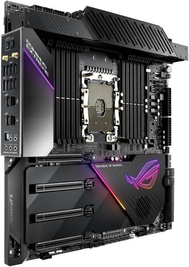 Alt view image 2 of 5 - ASUS ROG Dominus Extreme Intel LGA 3647 for Xeon W-3175X (C621) 12 DIMM DDR4 DIMM.2 U.2 EEB Performance Motherboard with Aquantia 10G LAN, USB 3.1