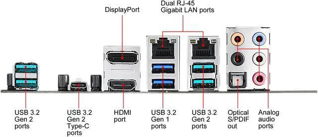 Alt view image 6 of 7 - ASUS AMD AM4 PRO WS X570-ACE ATX Workstation Motherboard with 3 PCIe 4.0 x16, Realtek and Intel Gigabit LAN, DDR4 ECC Memory Support, Dual M.2, U.2, and ASUS Control Center Express